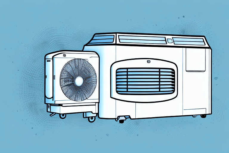 An air conditioning unit with strange noises coming out of it