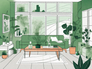 A san diego home interior featuring common pollutants like mold